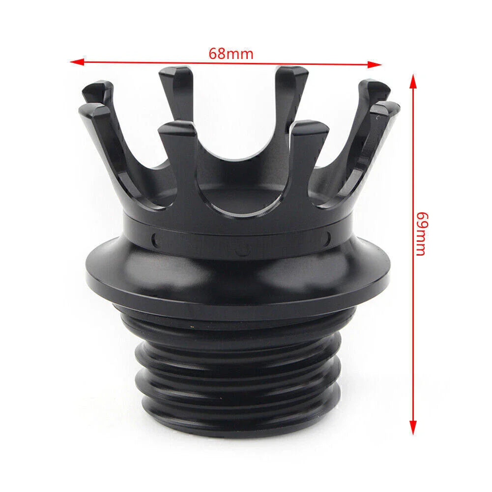 Gas Cap Fuel Tank Cover for Harley Sportster Dyna Road King (2004-2023)
