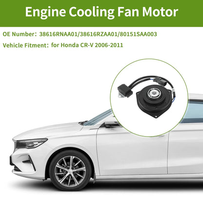 Radiator Fan Motor for Honda CR-V (2006-2011) 1 x Motor