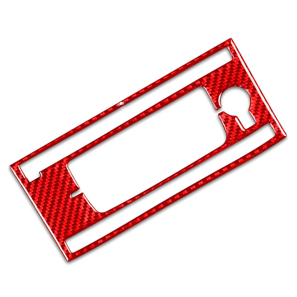Red Carbon Fiber Control Volume Switch Panel Cover for Honda Accord (2013-2017)