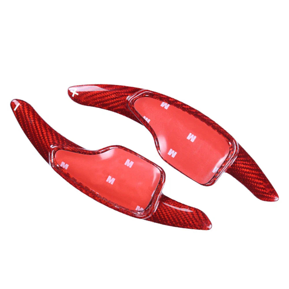 Red Carbon Fiber Steering Wheel Shift Paddle for Chevrolet Camaro (2016-2022)