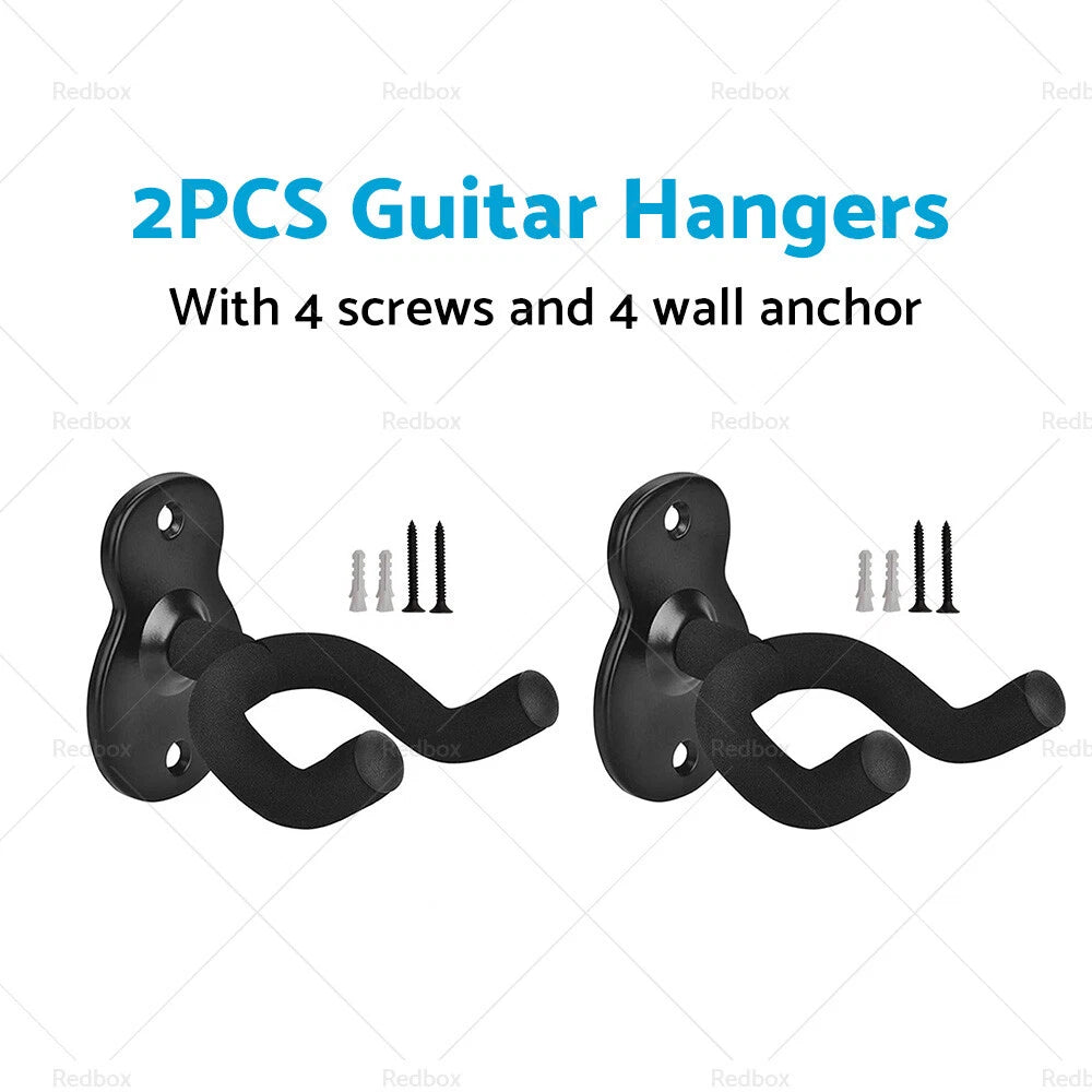 Guitar Wall Mount Holder Hook Rack Bracket Padded Display for Instruments