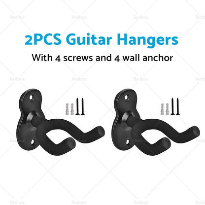 Guitar Wall Mount Holder Hook Rack Bracket Padded Display for Instruments