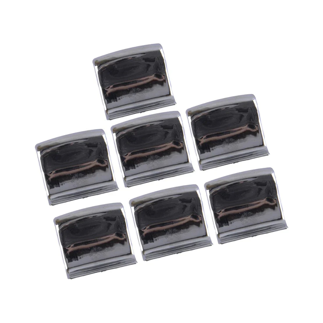 7 x ABS Silver Window Regulator Switch Button Covers for Nissan ET
