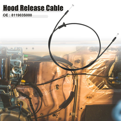Hood Latch Release Cable for Hyundai Sonata, Azera (2011-2016)