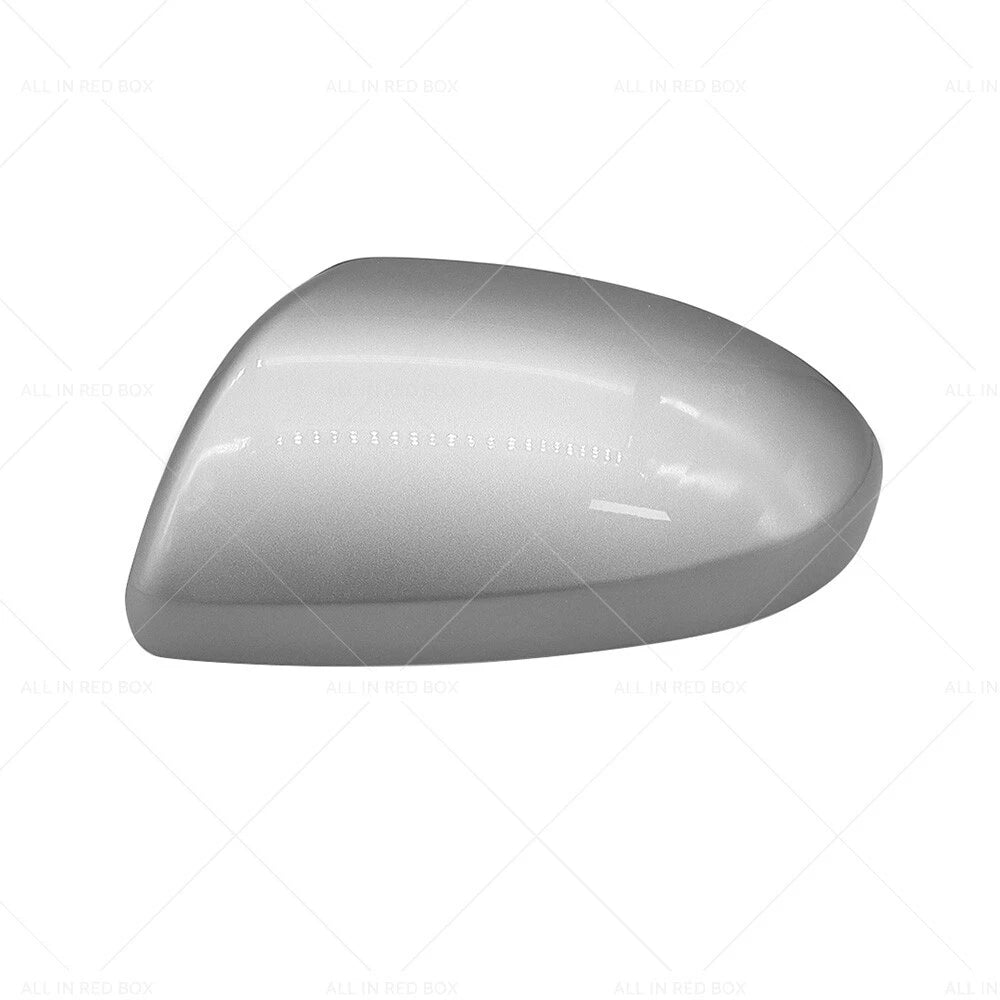 Silver Left & Right Side Mirror Cover Caps for MAZDA 2 3 (2009-2013)