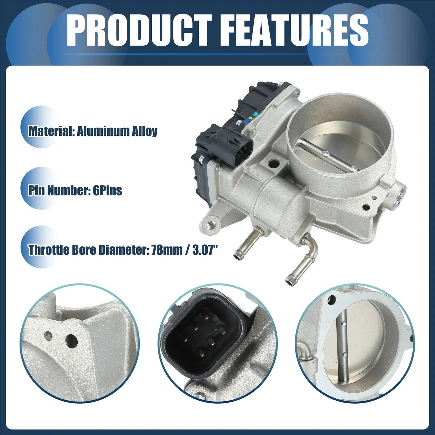 Throttle Body Actuator for Hyundai Santa Fe 3.5L V6 (2010-2012)