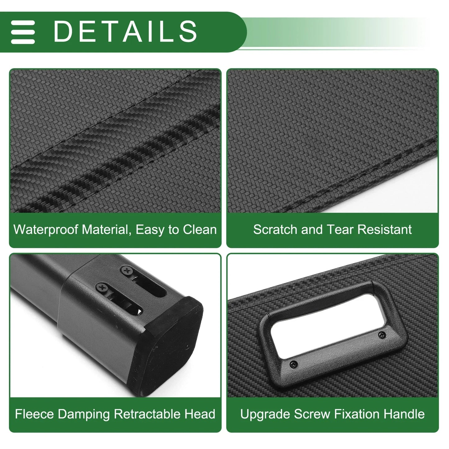 Car Trunk Retractable Cargo Cover for Mercedes-Benz GLE (2020-2024)