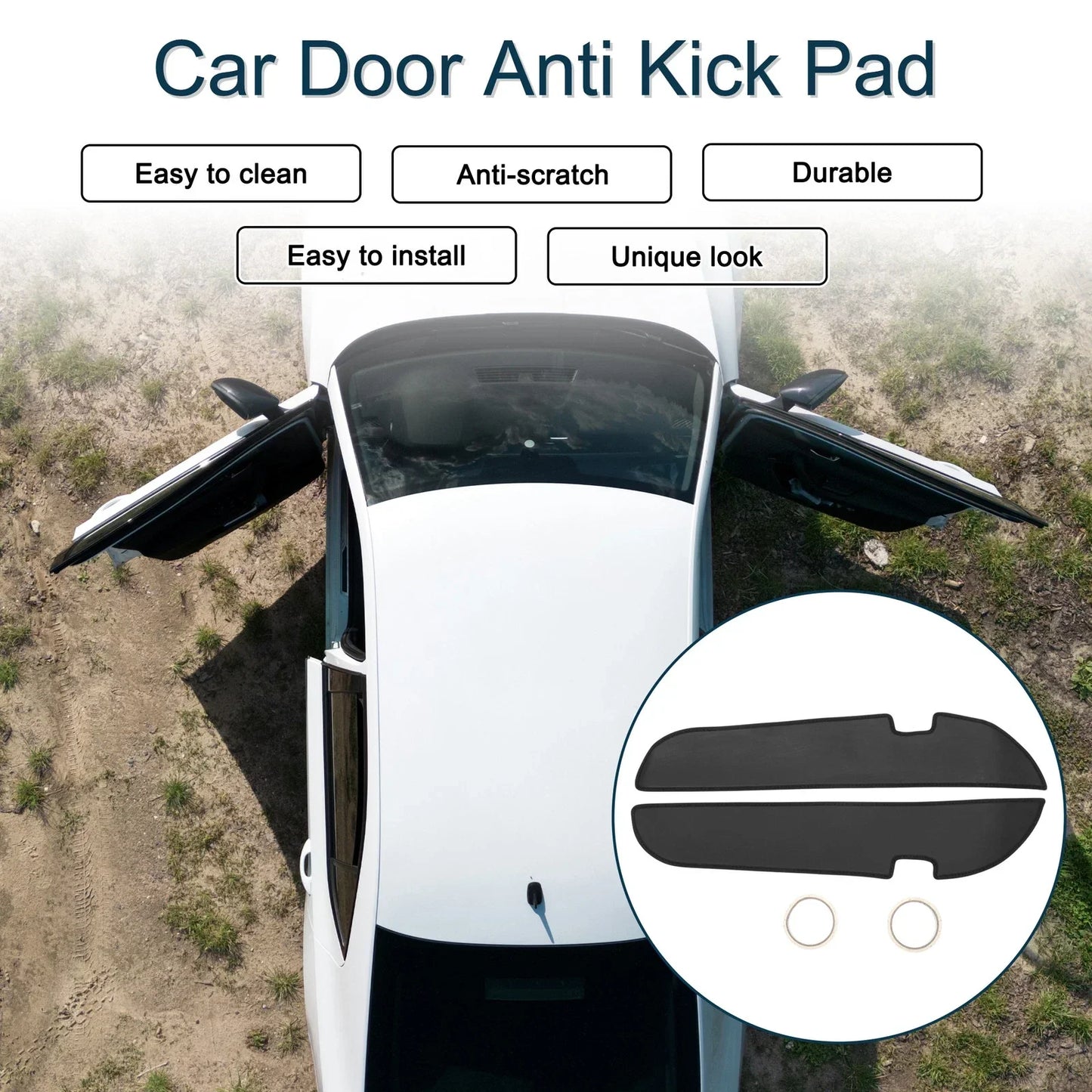Car Door Anti Kick Pad Sticker Protector for Honda Elysion (2016-2019)