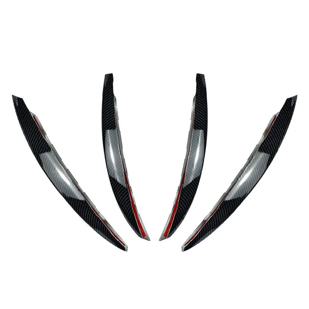Front Bumper Splitter Fins Spoiler Canards for Mercedes Benz C-Class (2022-2023)