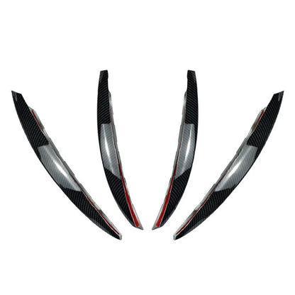 Front Bumper Splitter Fins Spoiler Canards for Mercedes Benz C-Class (2022-2023)
