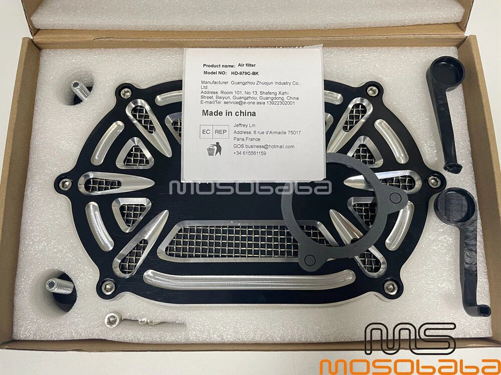 Air Cleaner Intake Filter for Trike Touring Road King Dyna FXDLS (08-17)