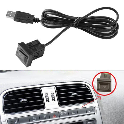 USB Dual USB Extension with Dust Cover