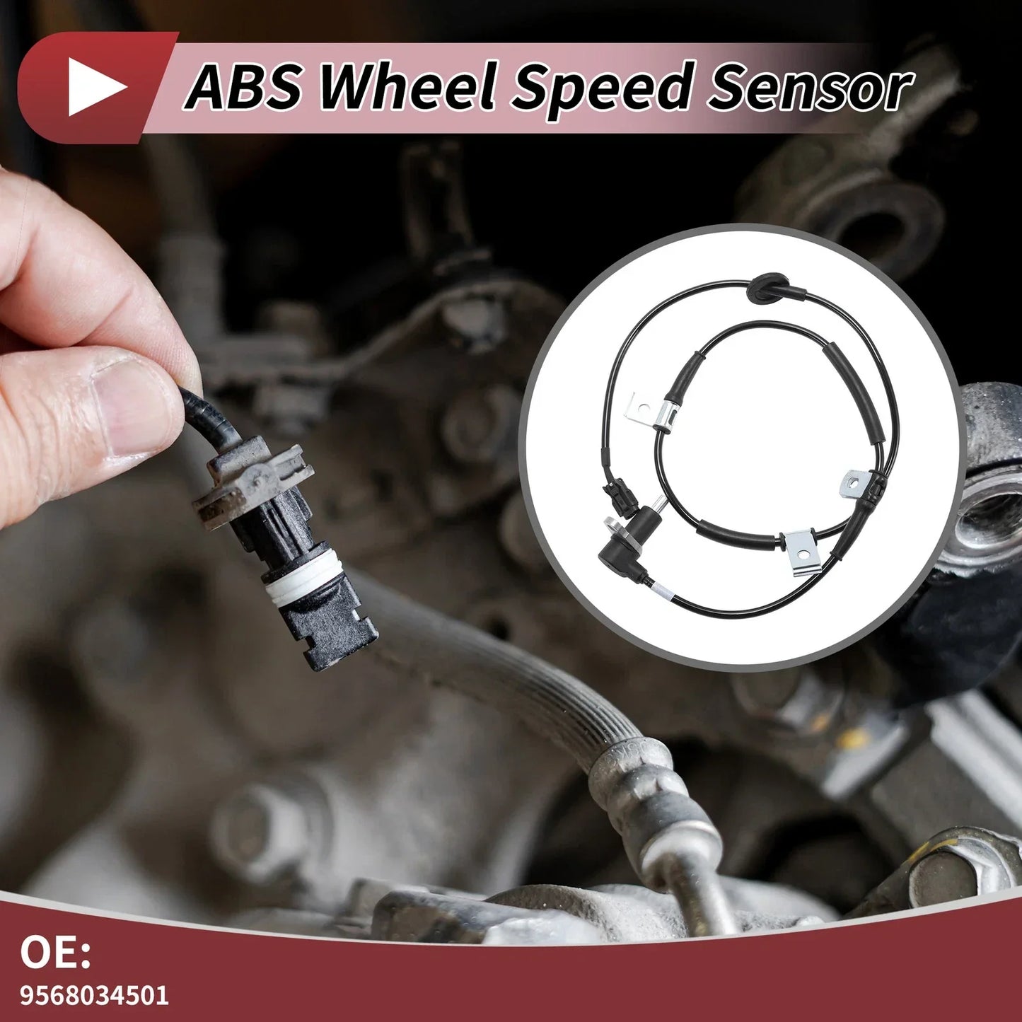 ABS Wheel Speed Sensor for Hyundai Sonata (1994-1998)