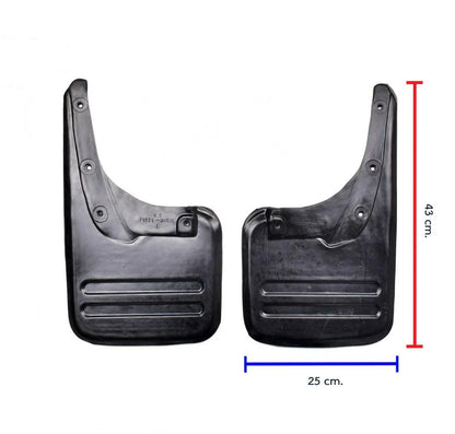 Splash Guard Mud Flap Rubber Set 4 F+R Fits Toyota Hilux Vigo 2WD Truck 2005-15