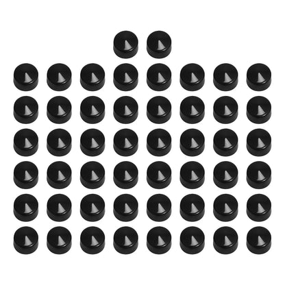 Black Bolt Toppers Caps Cover Set for Harley Softail Twin Cam (1984-2006)