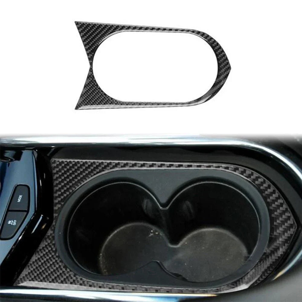 Center Console Cup Holder Cover Trim Black for Cadillac ATS (2013-2019)