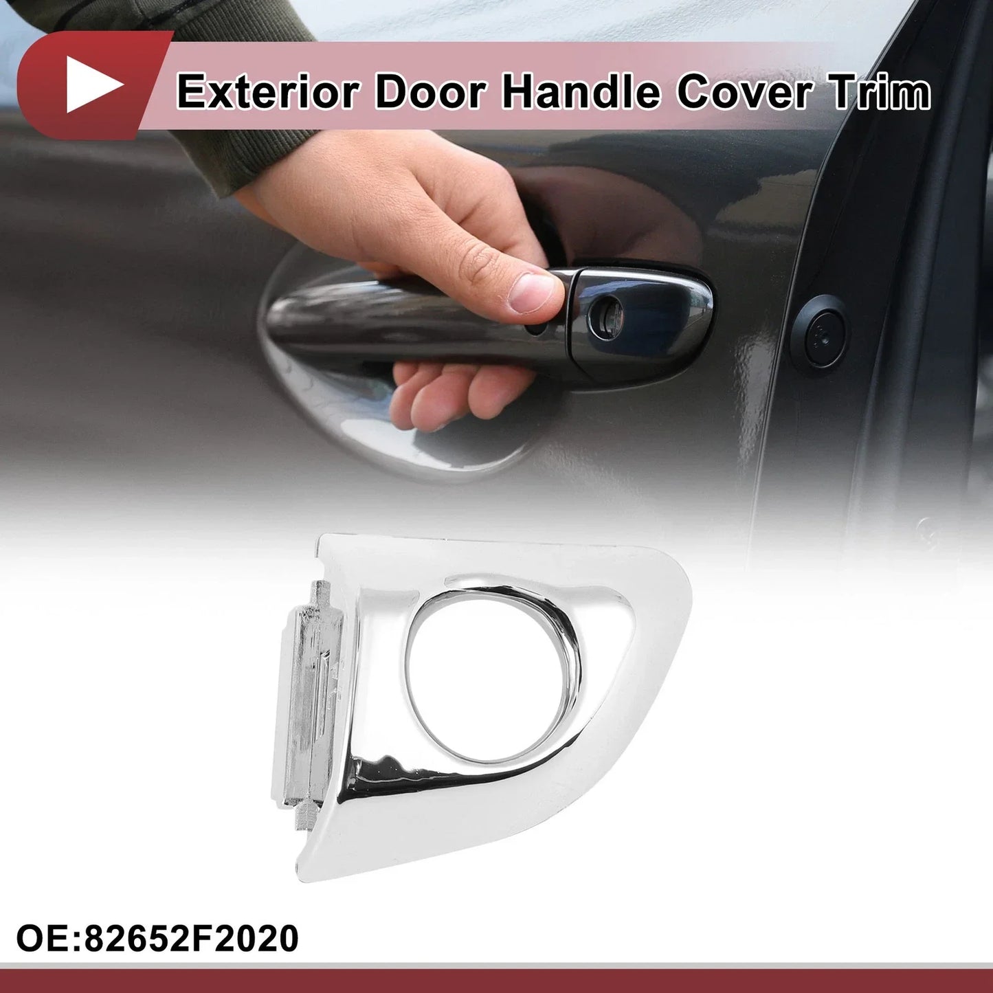 Exterior Door Handle Cover Trim for Hyundai Elantra (2020)