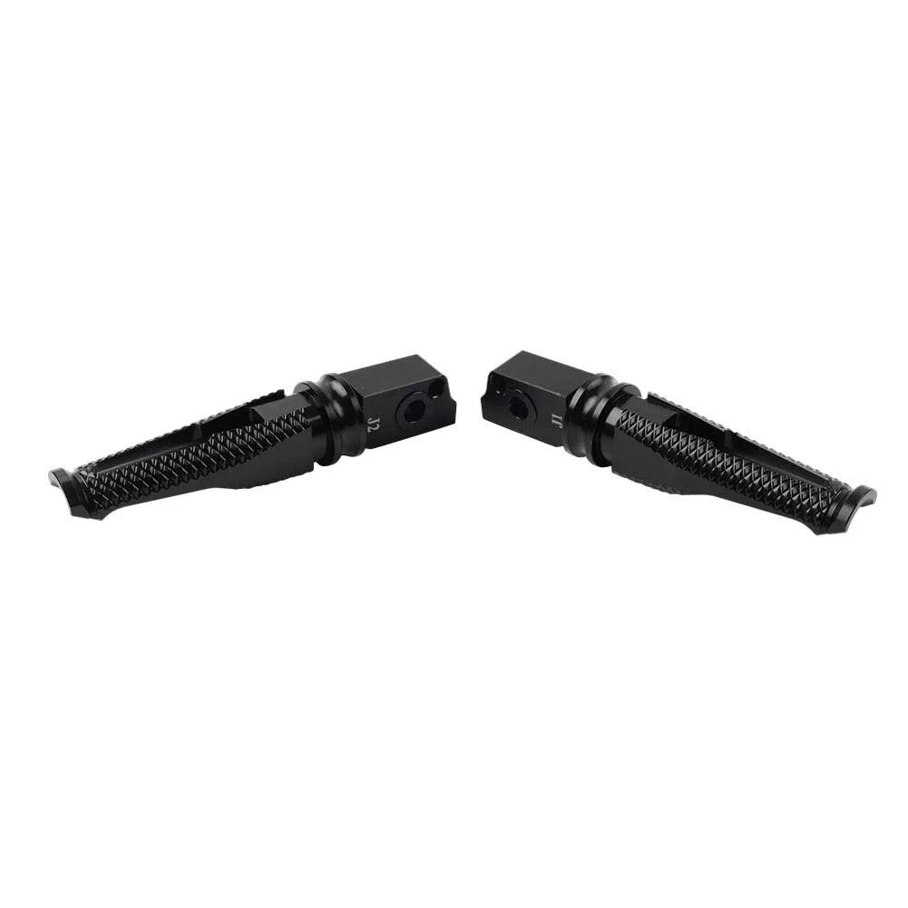 Black Passenger Rear Foot Pegs for Aprilia GPR125 GPR150 (2015-2023)