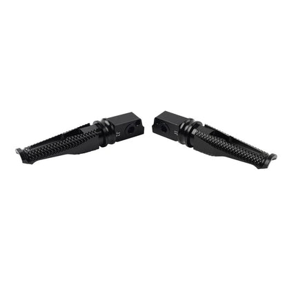 Black Passenger Rear Foot Pegs for Aprilia GPR125 GPR150 (2015-2023)