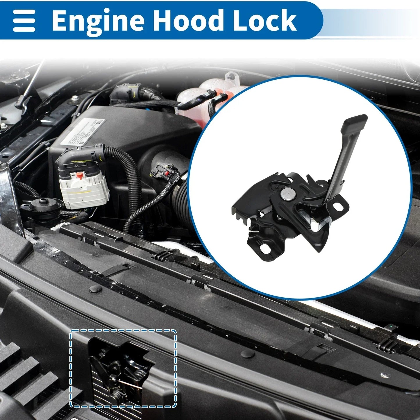 Hood Latch Assembly for Honda Civic (2012-2015) 1 x Pcs