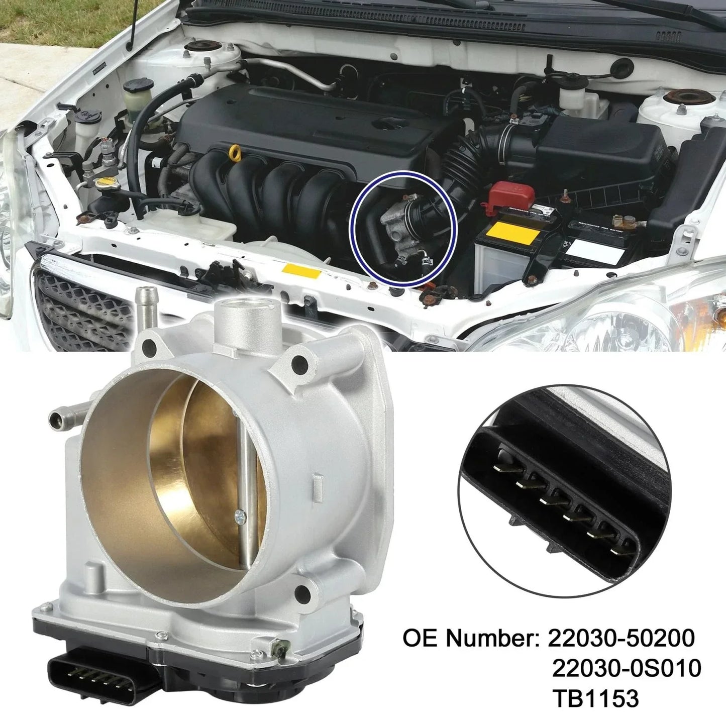 Throttle Body Assembly for Lexus LX470 GX470 3.0L (1998-2007)