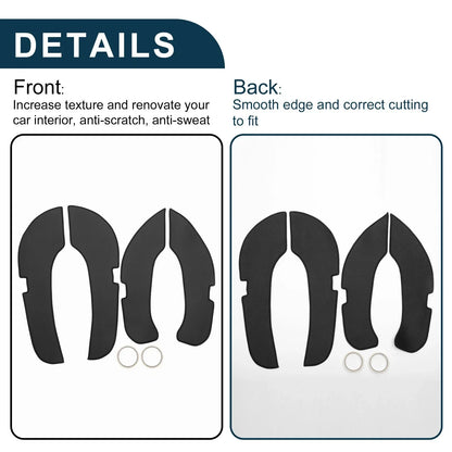 Car Door Leather Anti-Kick Pad Sticker for Mercedes-Benz CL Class (2007-2014)