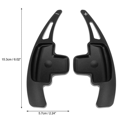 Black Steering Wheel Shift Paddle Shifter Extensions for Mercedes-Benz C350