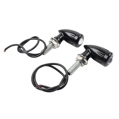 Mini Turn Signal Light Blinker Black for Harley Bobber Cafe Racer