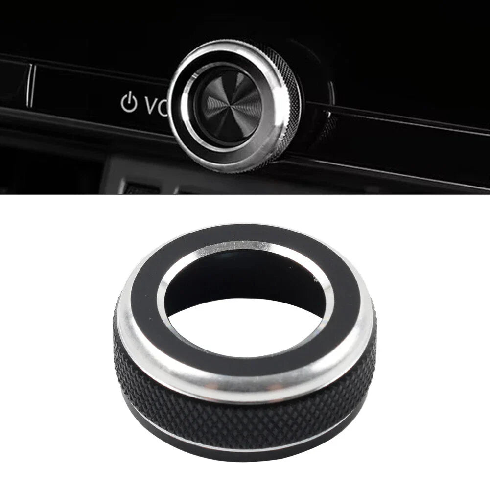 Black Console Volume Button Switch Ring for Lexus NX250 350h 450h (2022-2024)