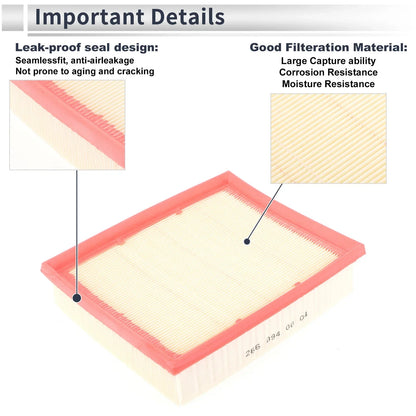 Car Engine Air Filter for MERCEDES-BENZ A-CLASS (2004-2012) - 1 x Filter