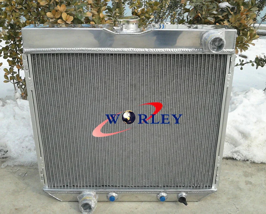 Aluminum Radiator & Fan for Ford Fairlane, Falcon, Mustang, Maverick (69-70)