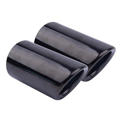 2 x Ti Black Exhaust Trim Tail Pipe for BMW E90 E92 325i 328i (2007-2010)