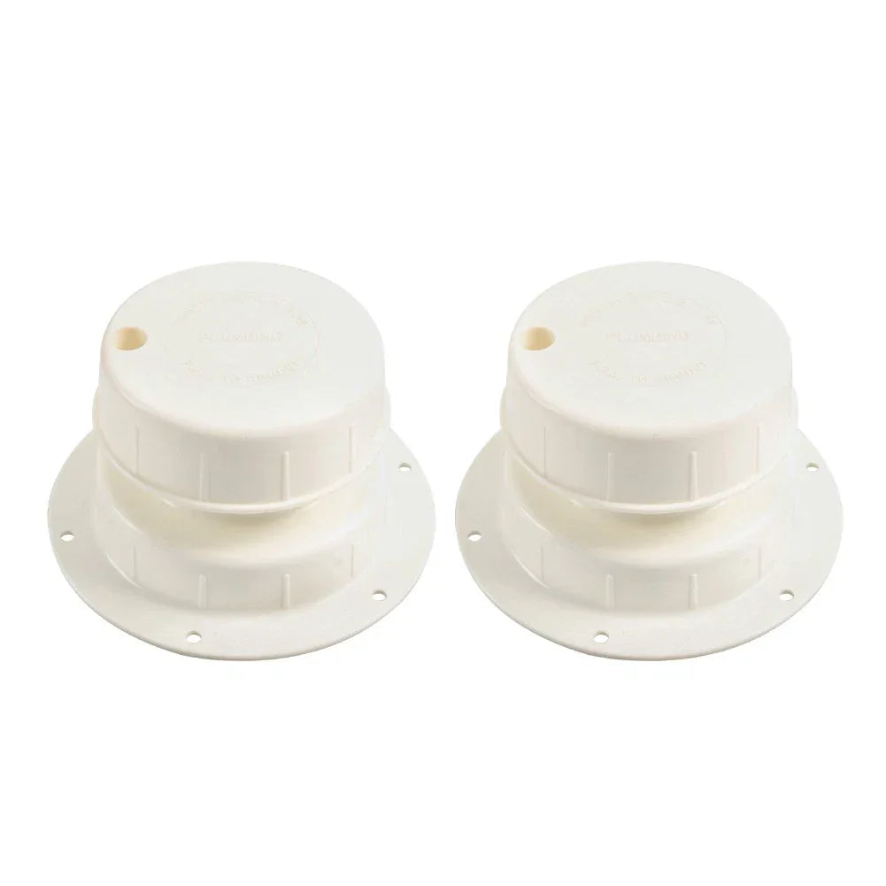 Plumbing Vent Cover Attic Roof Cap for RV Camper Trailer Motorhome White