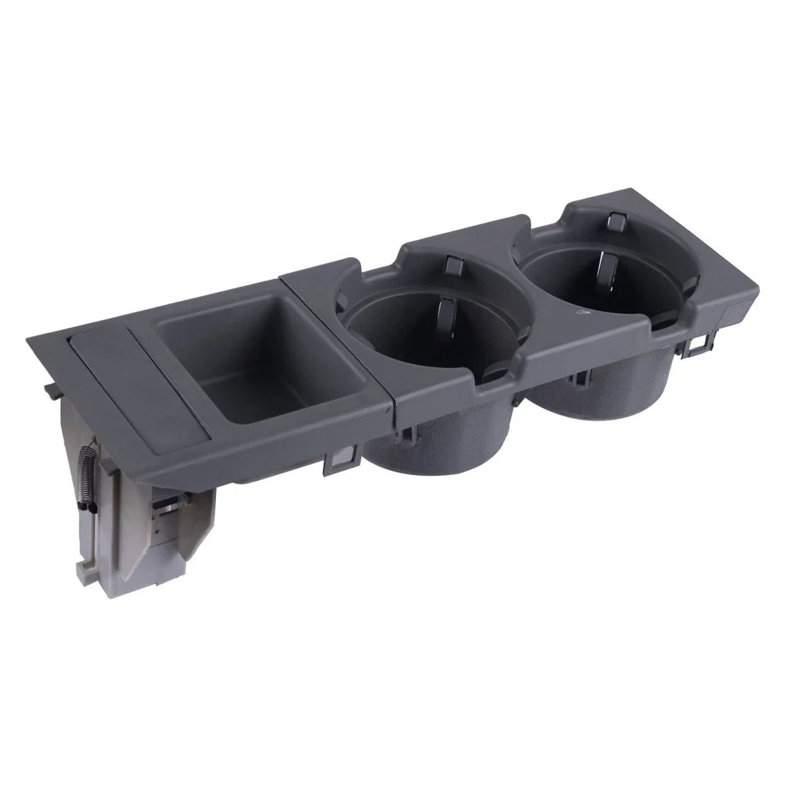Gray Center Console Cup Holder Coin Box for BMW E46 (1999-2006)
