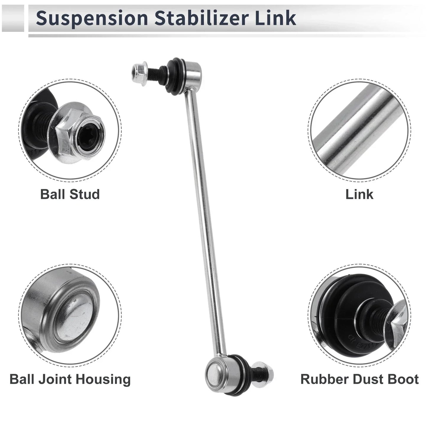 Stabilizer Bar Links for Mercedes-Benz C230 (2003-2010) - 2 x No Bushing