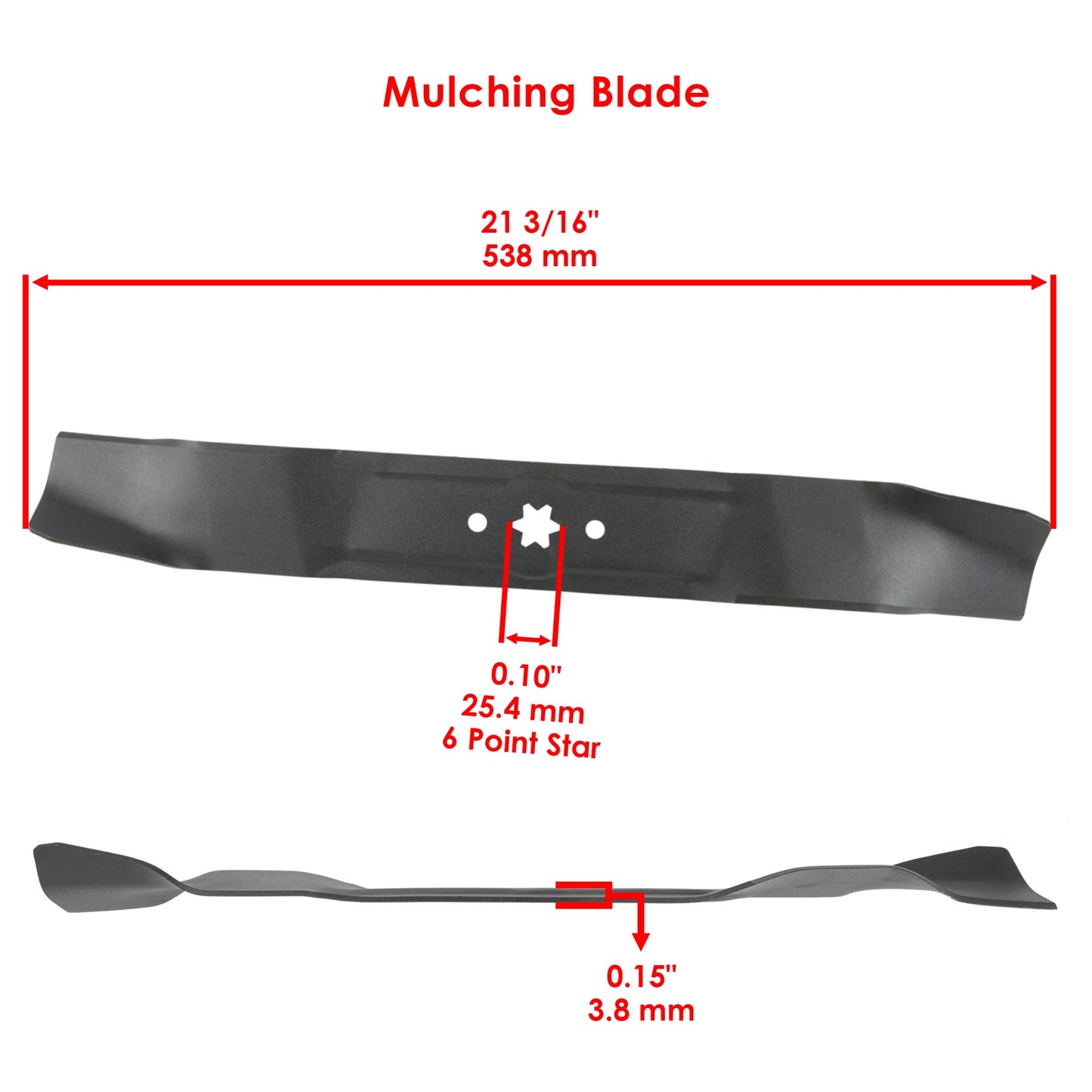Deck Blade Set Replacement for MTD 9420616A 94204126 (2005–2018)