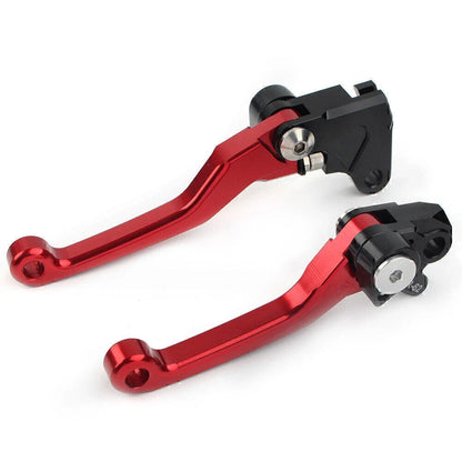 Red Pivot Brake Clutch Levers for YAMAHA WR 250F WR 450F (2003-2023)