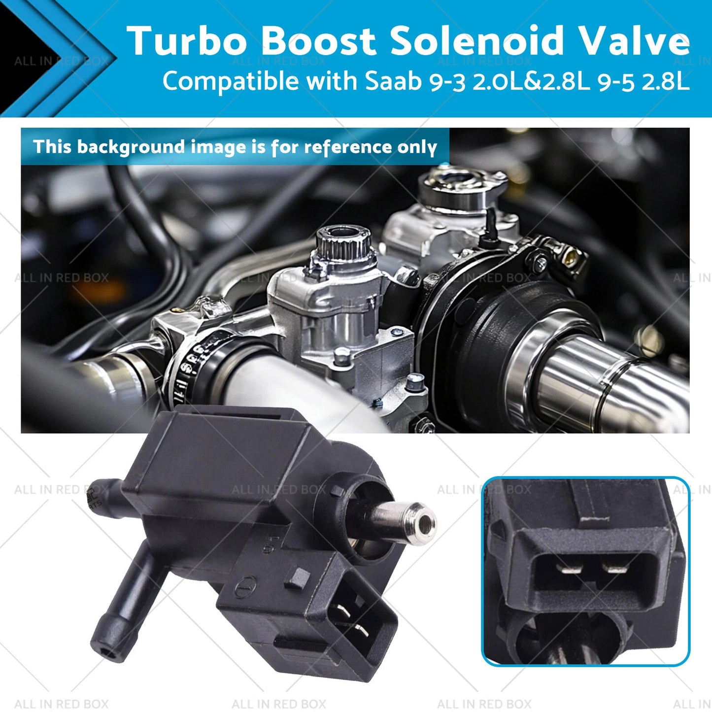 Turbo Boost Solenoid Valve for Saab 9-5 2.8L, 9-3 2.0L & 2.8L (2002-2012)
