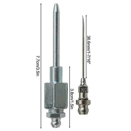 5 x Grease Injector Needle Tip Portable Coupling for Cone Applications