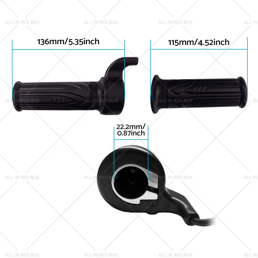 Twist Speed Throttle 12V 24V 36V 48V 72V for Electric Bike Scooter