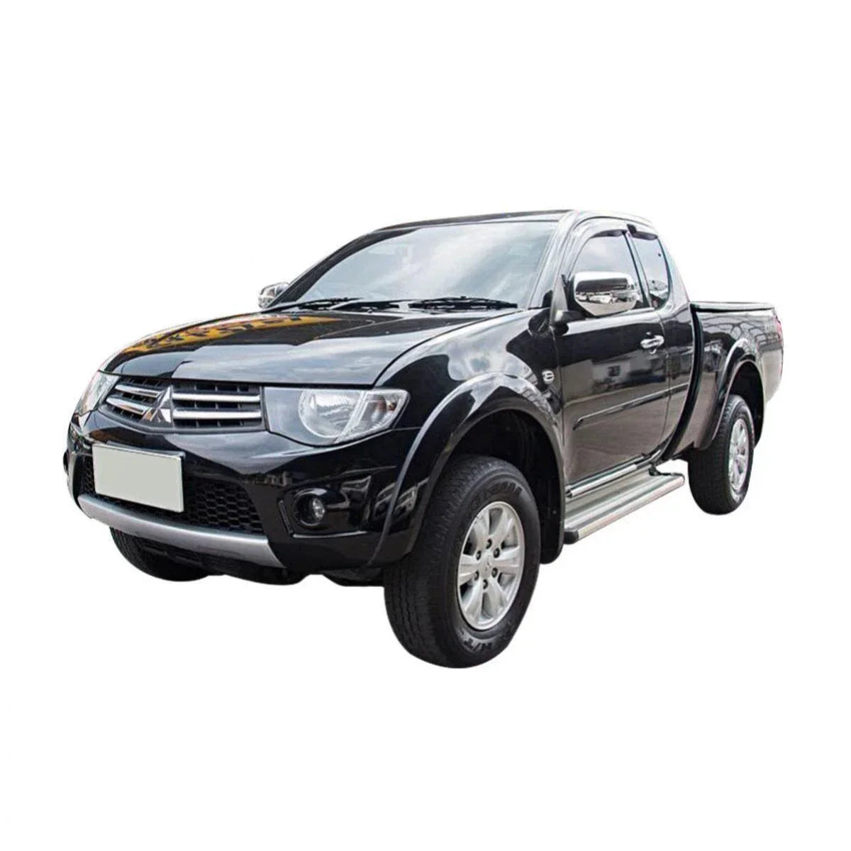 Fog Lamp Cover Trim Chrome LH+RH Fits Mitsubishi L200 Triton Truck 2009-14 D06