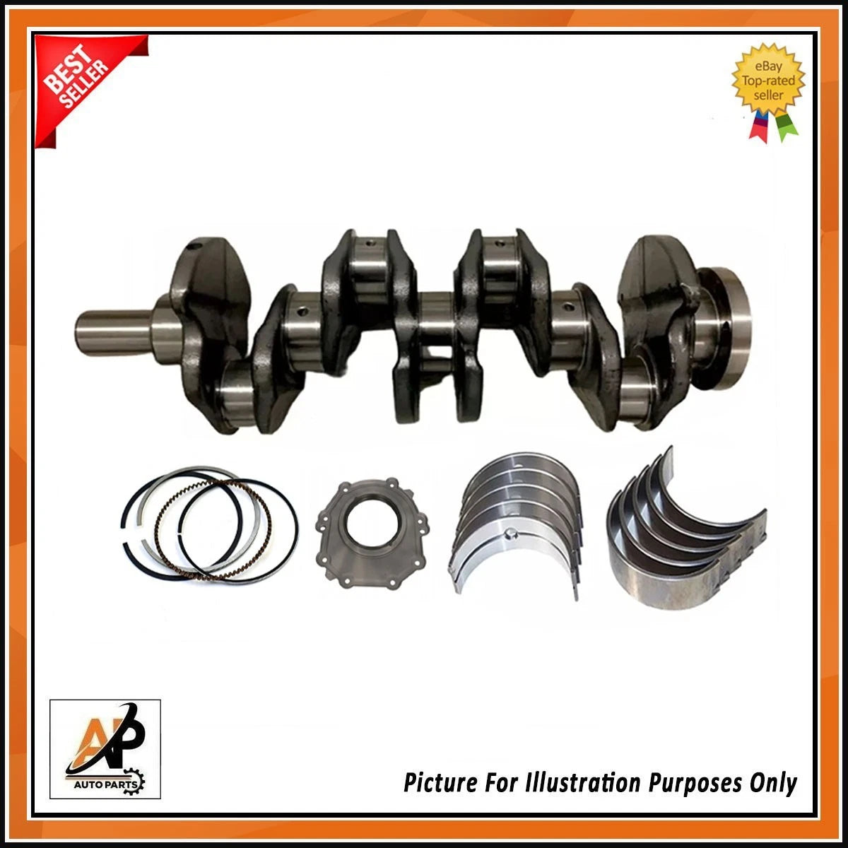 Crankshaft Piston Ring Set Rebuild for Ford Transit Custom EcoBlue (2013–2024)