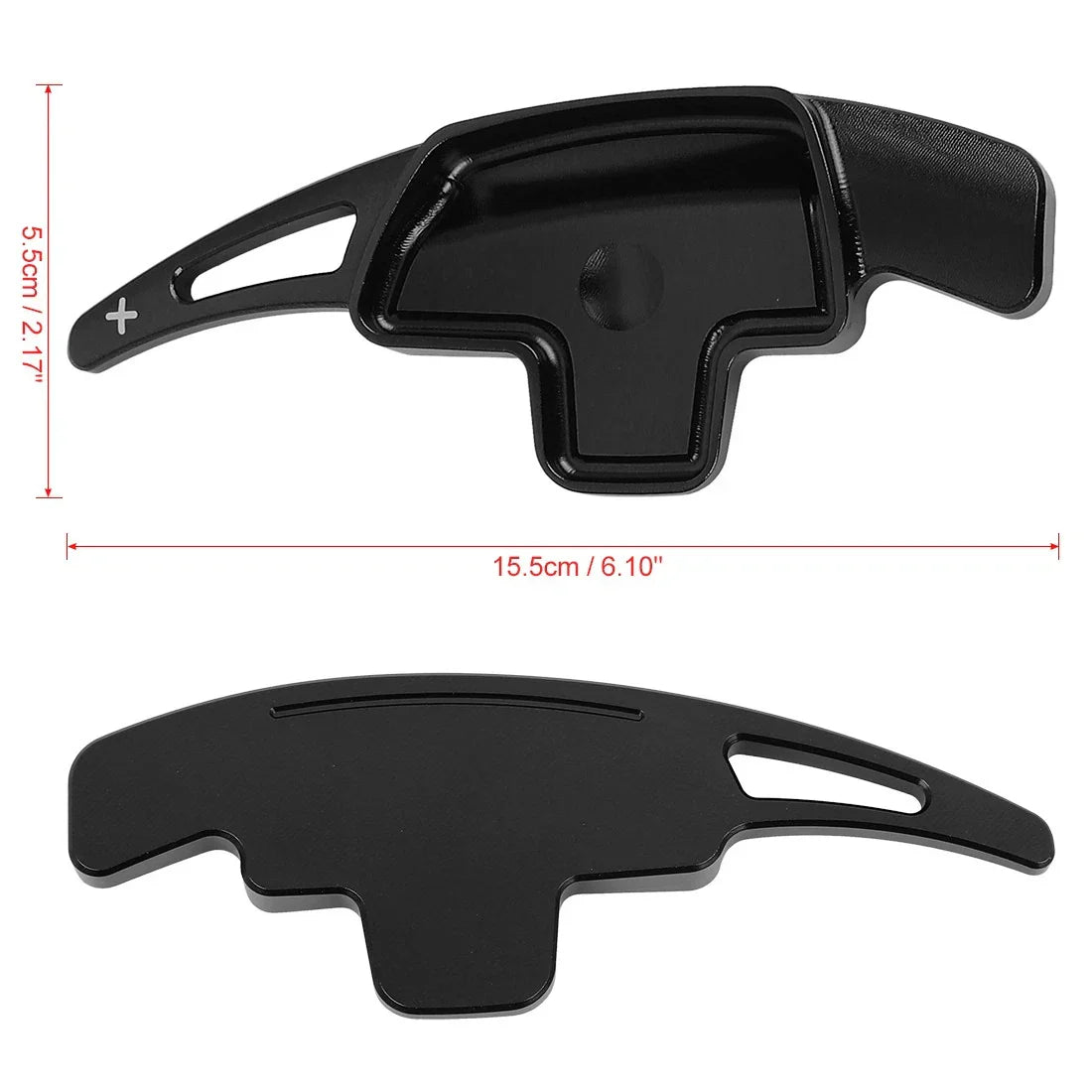 Aluminum Alloy Black Steering Wheel Shift Paddle for Mercedes Benz GLA GLK (2015-2020)