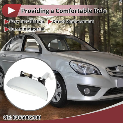 Exterior Door Handle for Hyundai Atos Rear Left Silver Tone (2000-2005)