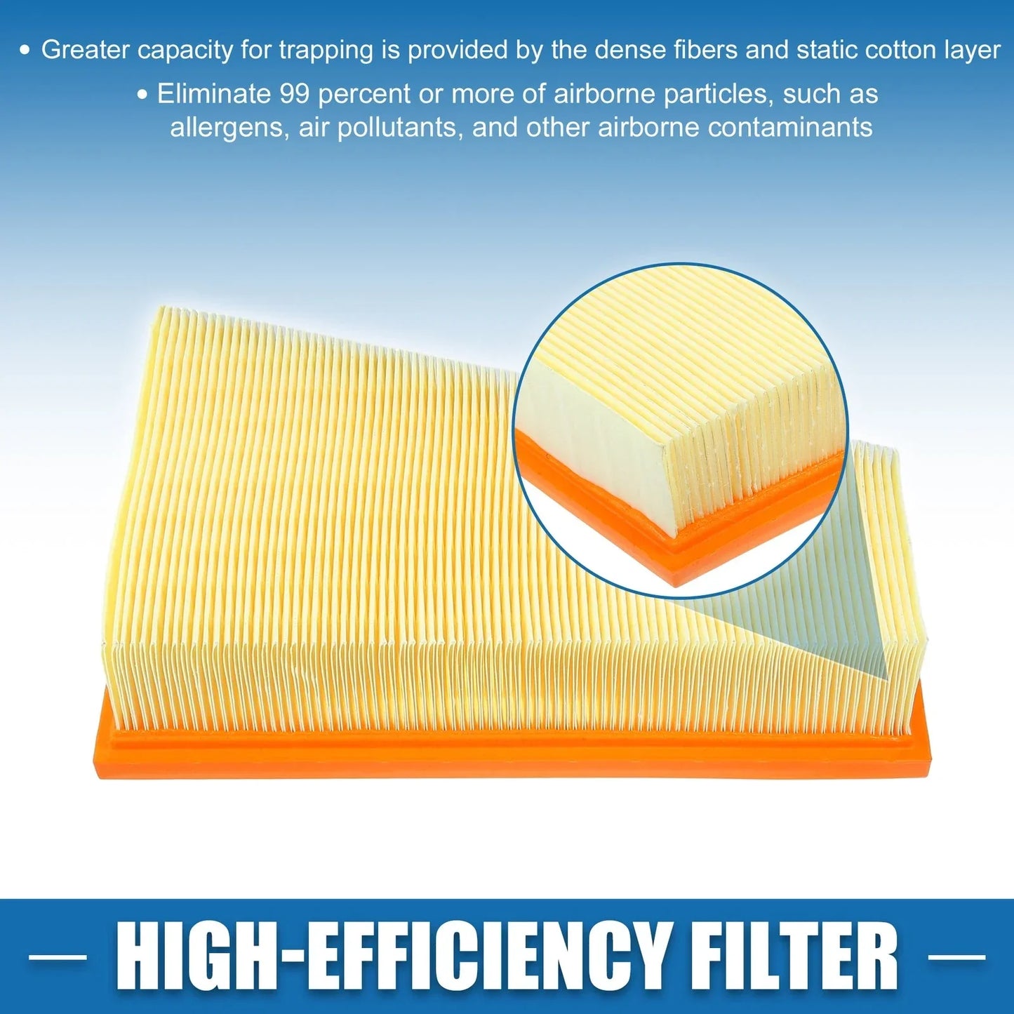 Engine Air Intake Filter for Mercedes-Benz CLA250 (2014-2020)