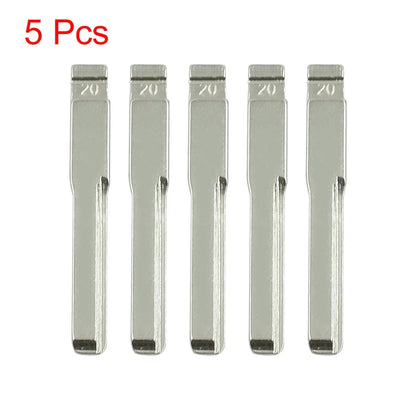 5 x Metal Car Flip Remote Folding Key Blades for Mercedes Benz C E Series