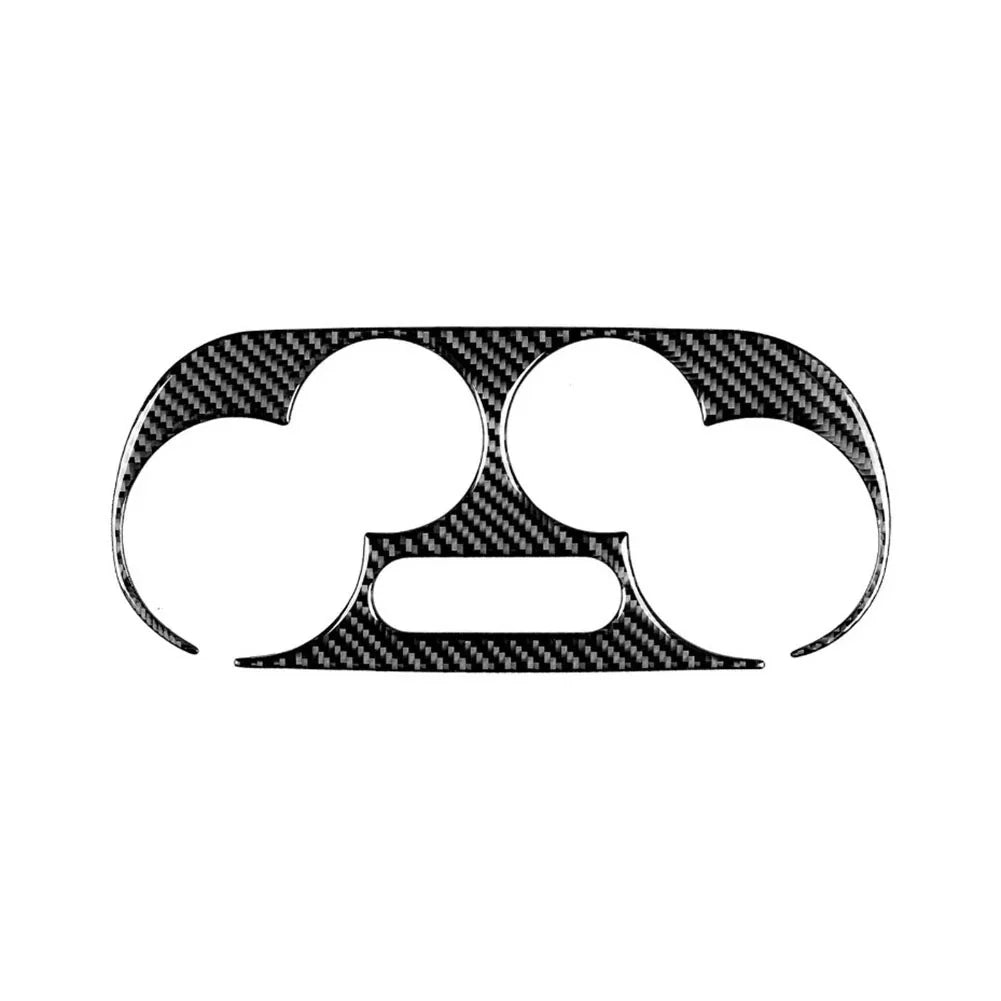 Carbon Fiber AC Panel Trim for Fiat 500 & Abarth 595 (2008–2024)