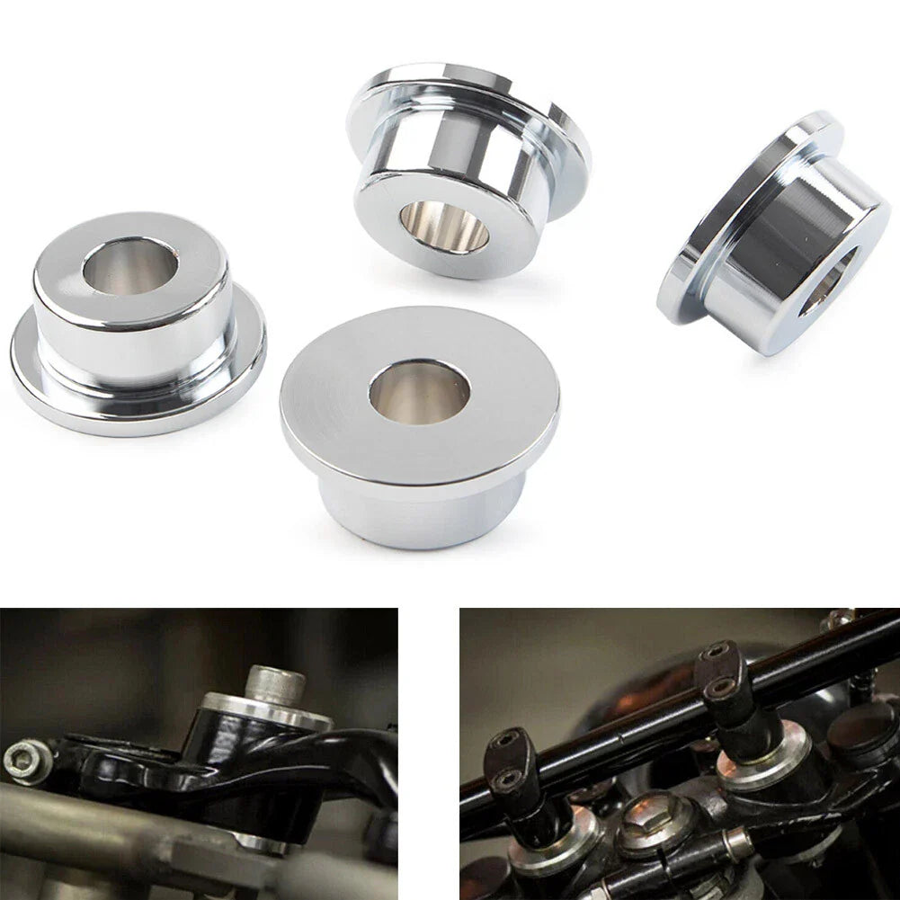 4 Pcs Handlebar Riser Bushings for Harley Dyna Wide Glide, Softail (2006-2023)