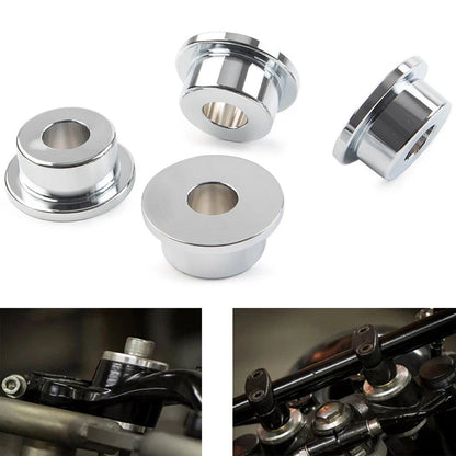 4 Pcs Handlebar Riser Bushings for Harley Dyna Wide Glide, Softail (2006-2023)