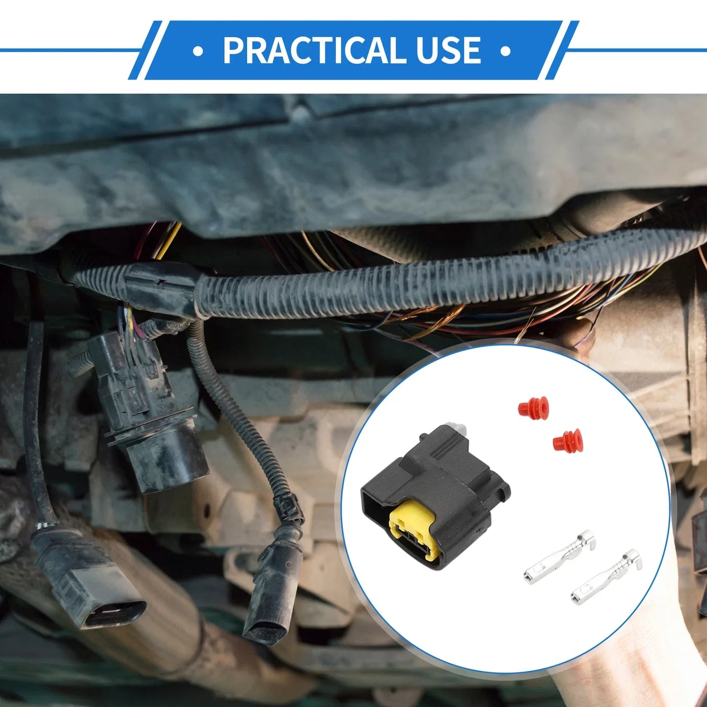 2 x Pin Ignition Coil Connector Plug for Hyundai Kia